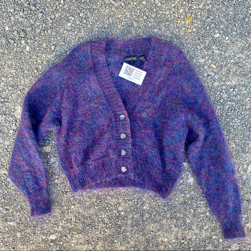 Vintage Mohair Cardigan Size Medium $150